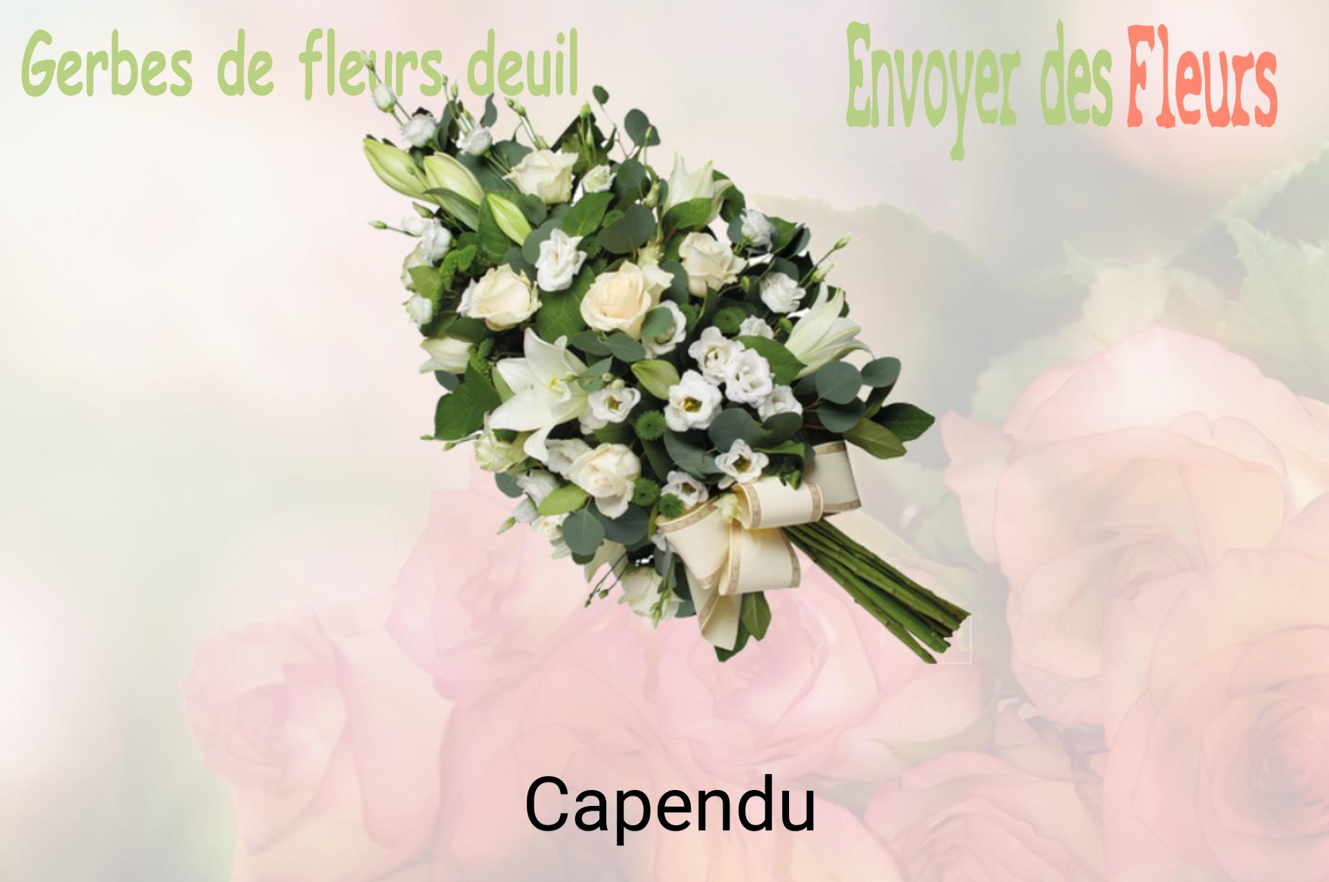 Gerbe de fleurs de deuil livrée à Capendu